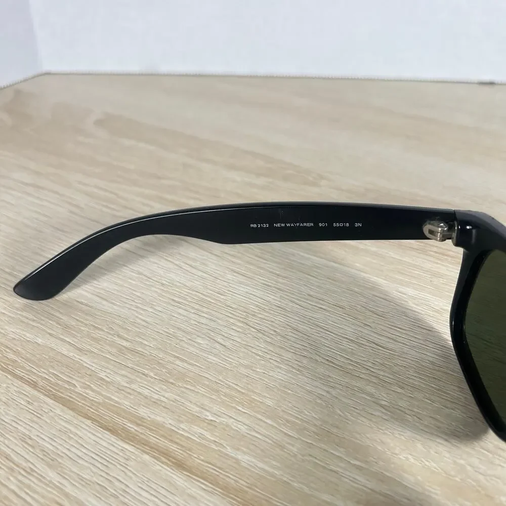 Ray-Ban RB2132 New Wayfarer Sunglasses Polarized Lenses 901 55-18 Black